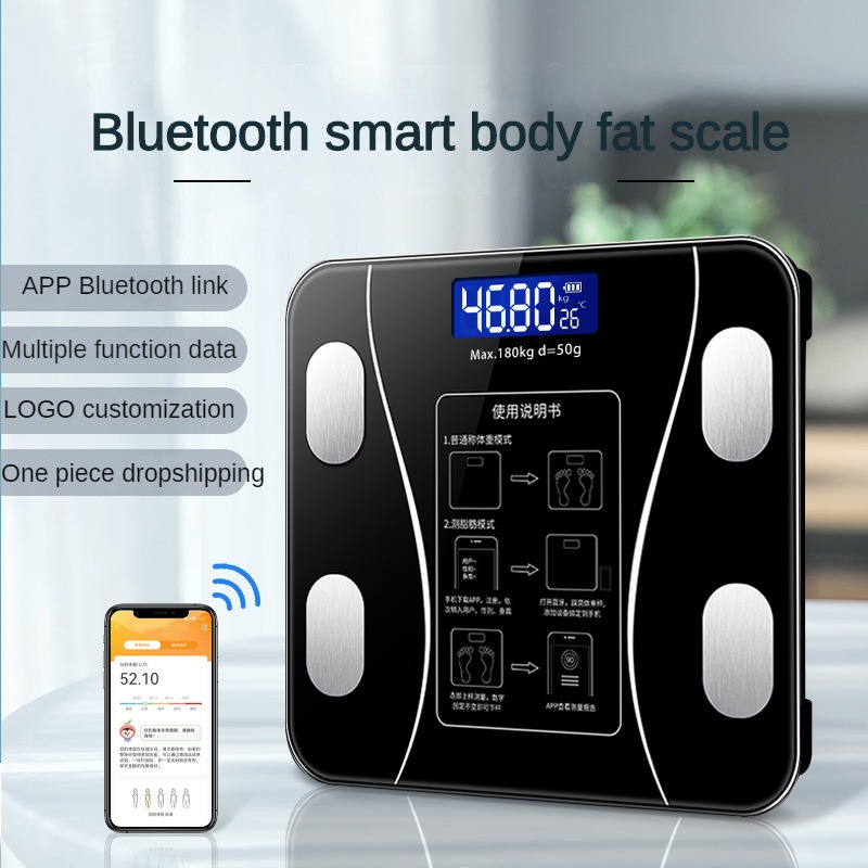 Body Fat Scale Smart - Bluetooth Body Fat Scale BMI Scales