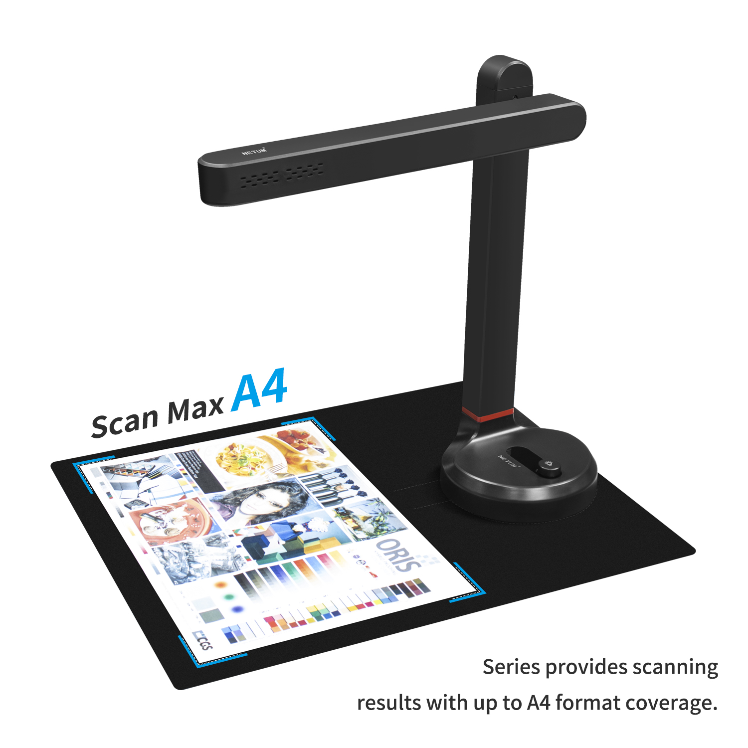 Document Camera Visualizer - NETUM Book Scanner T101 Autofocus Document