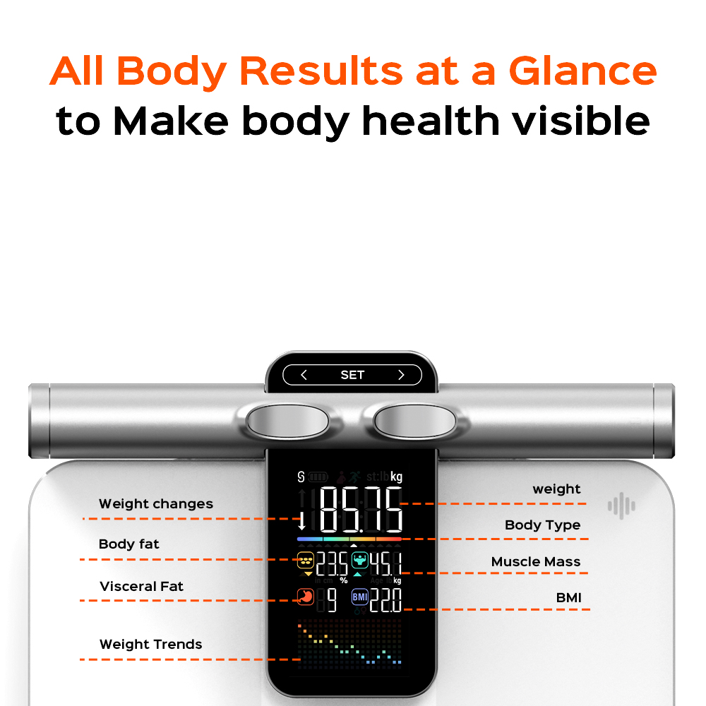 2025 New Offline Measurement F - огляд і ціна Body Fat Scale Smart