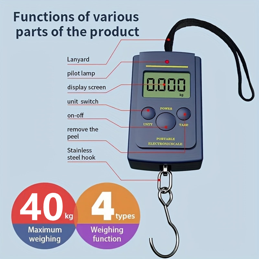 40kg Multifunctional Mini Elec - огляд і ціна Electronics Stuff