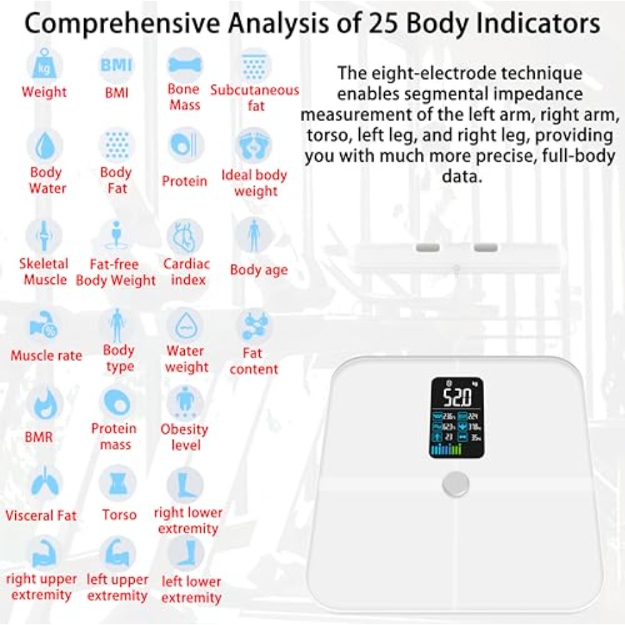 Bathroom scale for body weight - огляд і ціна Body Fat Scale Smart