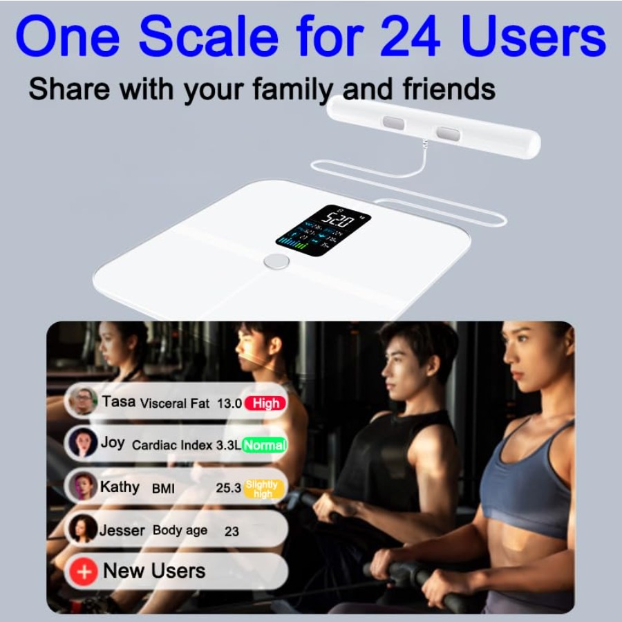 Bathroom scale for body weight - огляд і ціна Body Fat Scale Smart