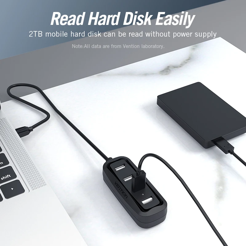 Vention USB 2.0 HUB 4 Port wit - огляд і ціна Electronics Gadgets Wholesale