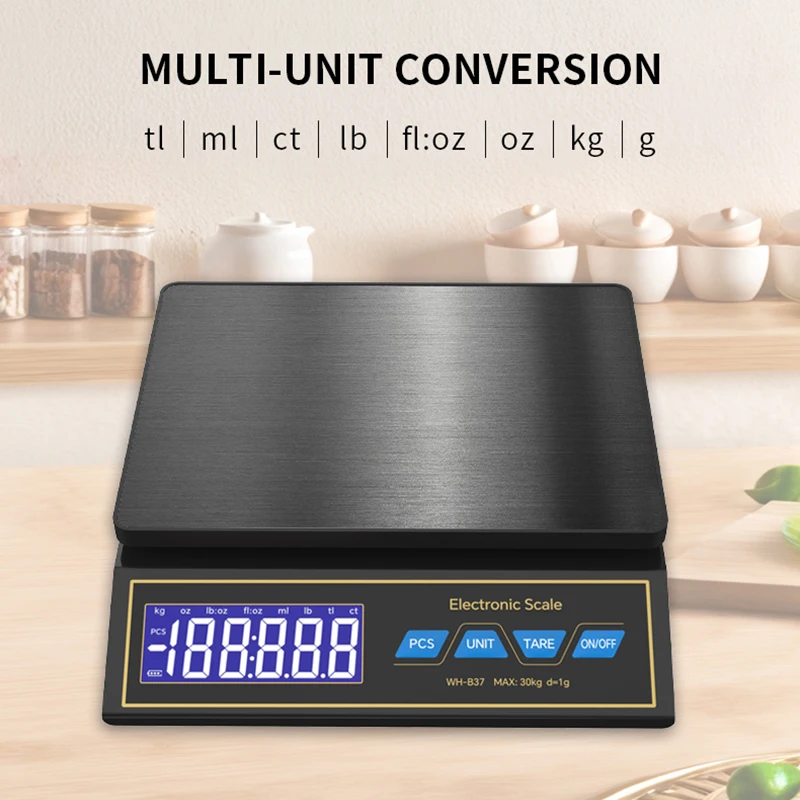 LCD Digital Kitchen Scale 30kg - огляд і ціна Electronics Stuff